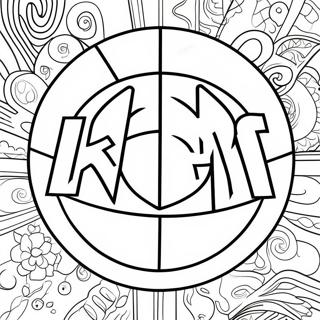 Knicks Logo Coloring Page 53292-42656