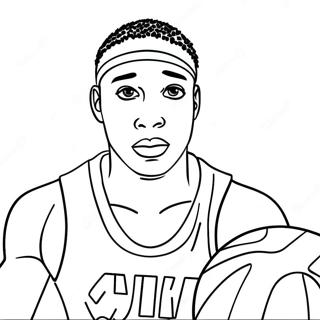 New York Knicks Basketball Player Coloring Page 53293-42662