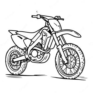 Honda Dirt Bike Coloring Page 53302-42660