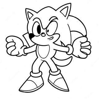 Sonic The Hedgehog Coloring Page 5331-4426