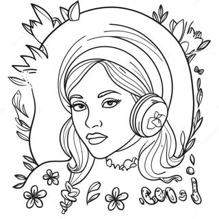 Song Lyric Coloring Page 53332-42686