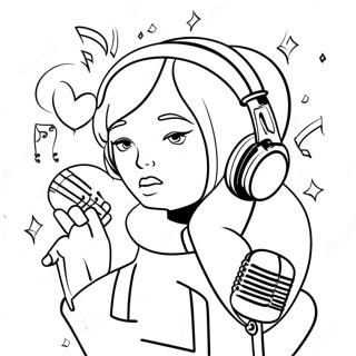 Song Lyric Coloring Page 53332-42687