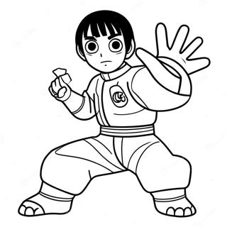 Rock Lee With Green Jumpsuit Coloring Page 53343-42699