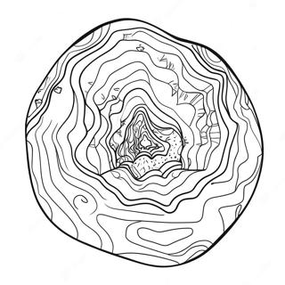 Geode Coloring Pages