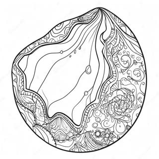 Sparkling Geode Coloring Page 53353-42703