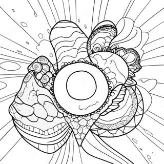 Sparkling Geode Coloring Page 53353-42704