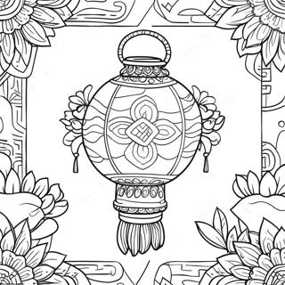 Chinese New Year Lantern Coloring Page 53362-42706