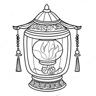 Chinese New Year Lantern Coloring Page 53362-42707