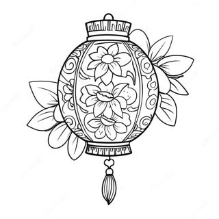 Chinese New Year Lantern Coloring Page 53362-42708