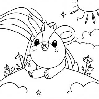 Rainbow Friends Lookie Coloring Page 53382-42726