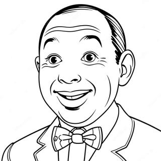 Pee Wee Herman Coloring Pages