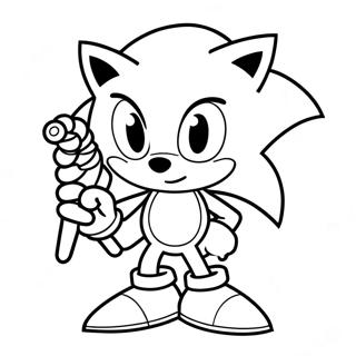 Sonic Easter Coloring Pages