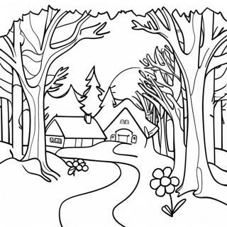 Winter Adult Coloring Pages