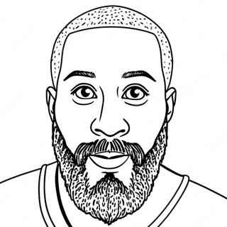 James Harden Coloring Page 53462-42790