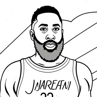 James Harden Coloring Page 53462-42791