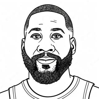 James Harden Coloring Page 53462-43090