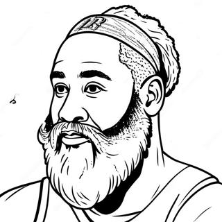 James Harden Coloring Page 53462-43092