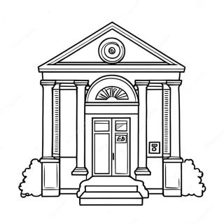 Post Office Coloring Pages