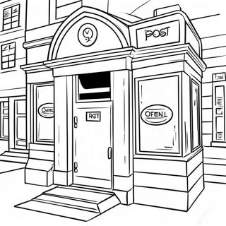 Post Office Coloring Page 53472-43101