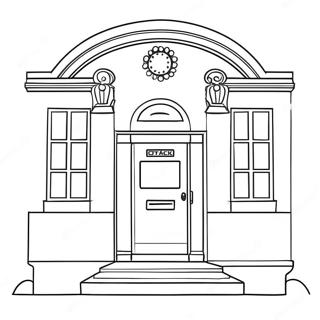 Post Office Coloring Page 53472-43102