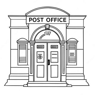 Post Office Coloring Page 53472-43103