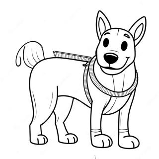 Police Dog Coloring Pages