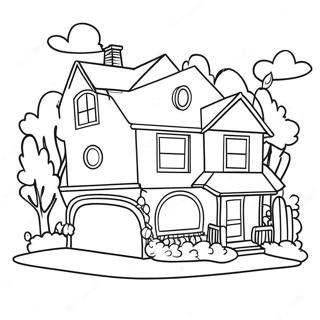 Full House Coloring Page 53522-42834