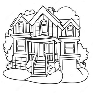 Full House Coloring Page 53522-42835