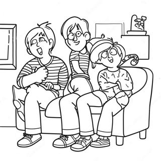 Full House Coloring Page 53522-42836