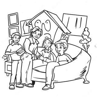 Full House Coloring Page 53522-43137