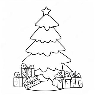 Colorful Christmas Tree Coloring Page 53563-43175