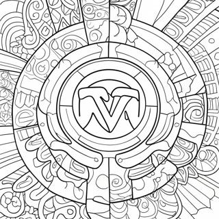 Valorant Logo Coloring Page 53582-42888