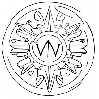 Valorant Logo Coloring Page 53582-43185