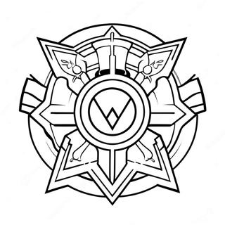 Valorant Logo Coloring Page 53582-43187