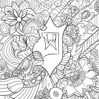 Valorant Logo Coloring Page 53582-43188