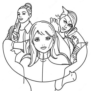 Vibrant Valorant Agents Coloring Page 53583-42890