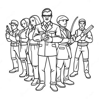 Vibrant Valorant Agents Coloring Page 53583-43189