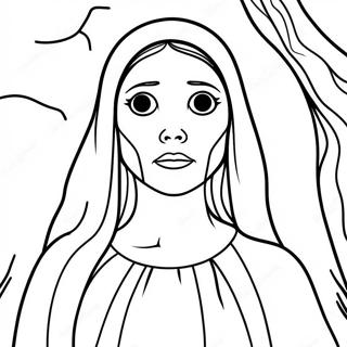 La Llorona Coloring Pages