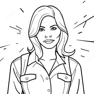 Megan Movie Scary Scene Coloring Page 53613-43209