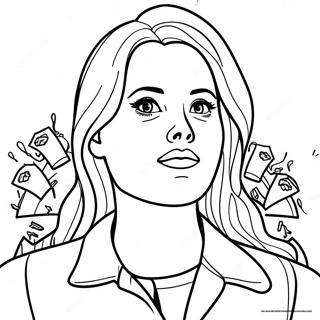 Megan Movie Scary Scene Coloring Page 53613-43211