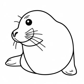 Seal Coloring Page 5361-4448