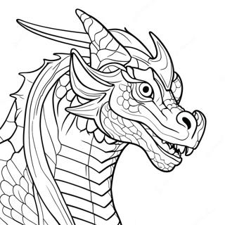 Dragon Head Coloring Page 53622-43219