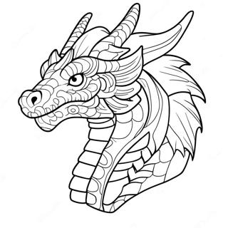 Dragon Head Coloring Page 53622-43220