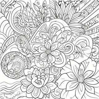 Large Print Adult Coloring Page For Relaxation 53632-43223