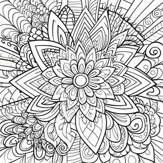 Neon Mandala Coloring Page 53642-43235