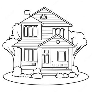 Barbie Dream House Coloring Page 53652-43243