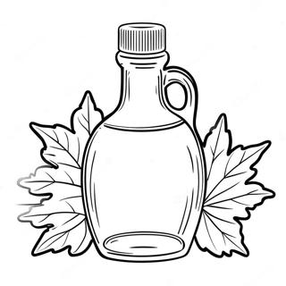 Maple Syrup Coloring Pages