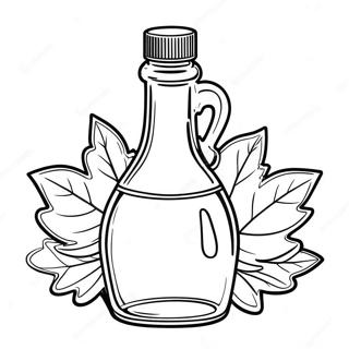 Maple Syrup Bottle Coloring Page 53662-43250