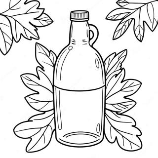 Maple Syrup Bottle Coloring Page 53662-43252