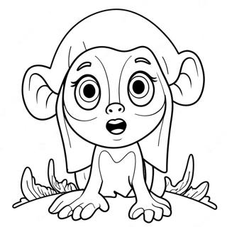 Disney Horror Art Coloring Page 53682-43268